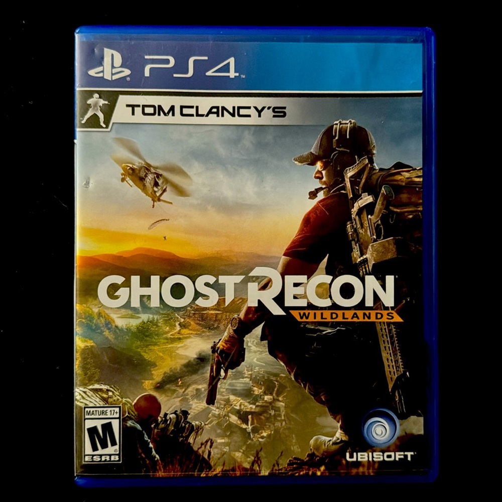 PS4 Tom Clancy’s Ghost Recon Wildlands. Rated E for everyone. Used